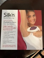 NEW Silk'n Flash  Go Luxx Mini Spa Edition Hair Removal Device Women Men