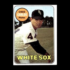 Cisco Carlos 1969 Topps Chicago White Sox #54 Nice 1