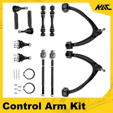 10PC Front Upper Lower Control Arm For 07-13 Chevrolet Silverado GMC Sierra 1500