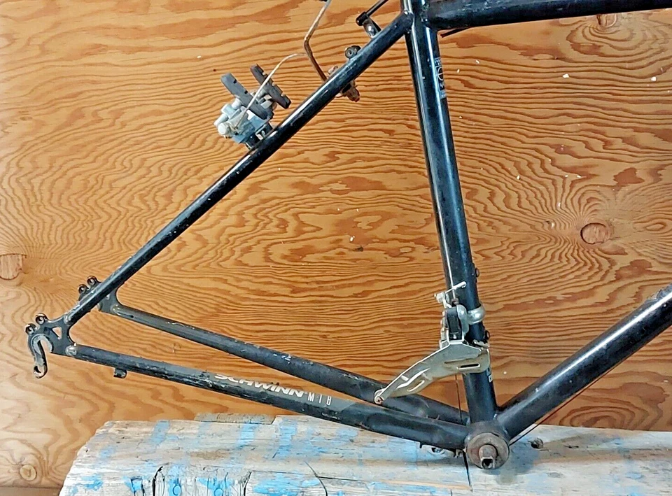 Cuadro de bicicleta híbrido Schwinn Crossfit 1995 grande 18" acero a tope grava vintage Foto 3 de 4