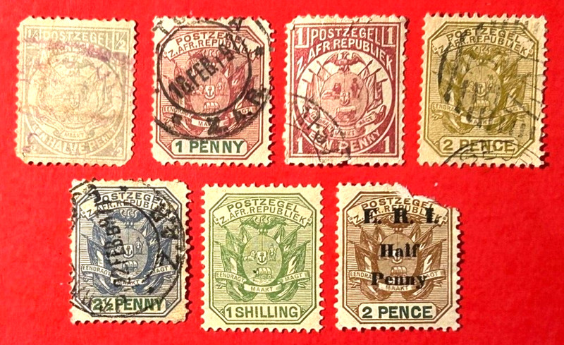 SOUTH AFRICA POSTZEGEL REPABLIK VINTAGE USED HINGED (1-217)