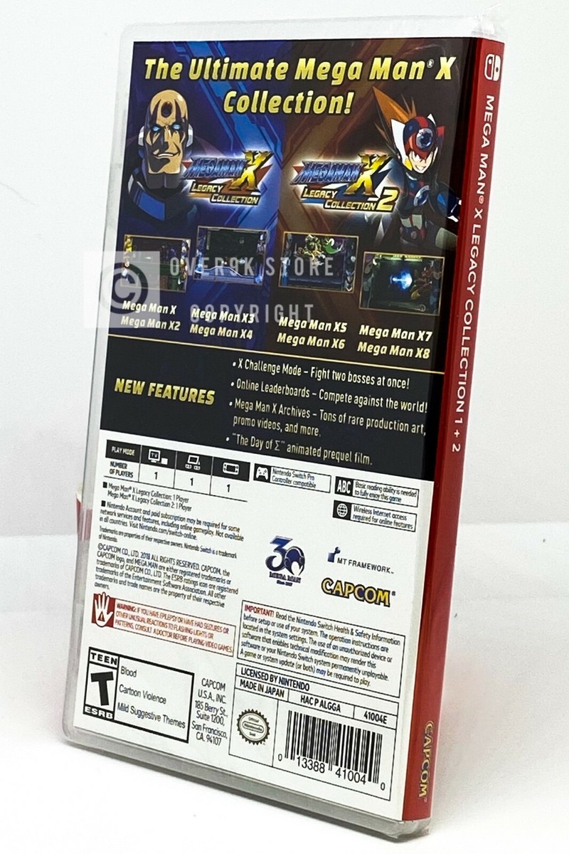 Mega Man X Legacy Collection 1+2 - Nintendo Switch - Brand