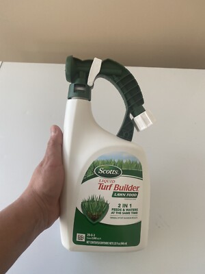 Scotts Liquid Turf Builder Lawn Food 2 In 1 Feeds and Waters