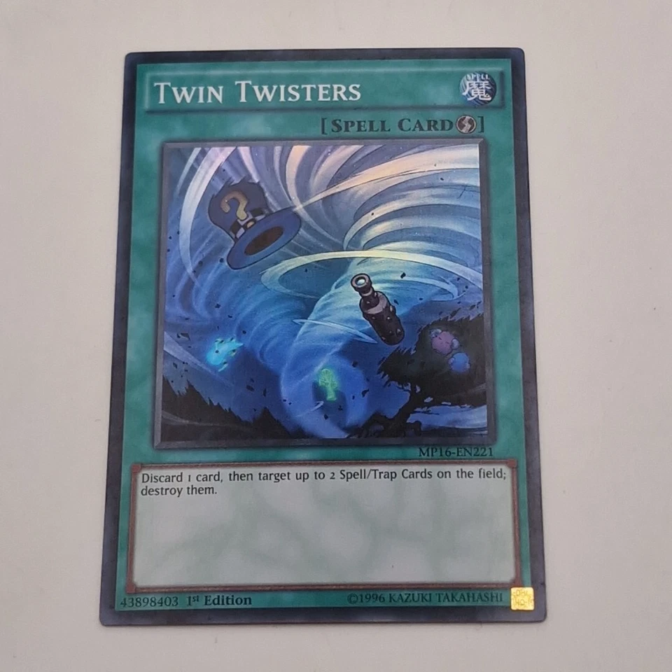 Yu-Gi-Oh! Twin Twisters - 2015 Mega-Tins MP16-EN221 Super Rare 1st Edition - Image 2 of 4