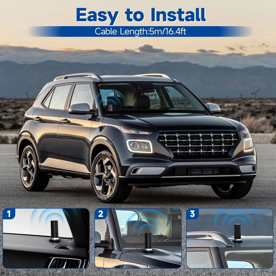 VHF UHF Dual Band Antenna Ham Radio 136-174MHz 400-470MHz NMO Mount PL259 Male - Image 4 of 4