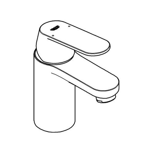 GROHE EH-WT-Batterie Eurosmart C 23925 S-Size Push-open Ablaufgarnitur chrom - Bild 3 von 3