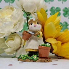 Wee Forest Folk Miniature Figurine M-237 Patient Lucy (Yellow)