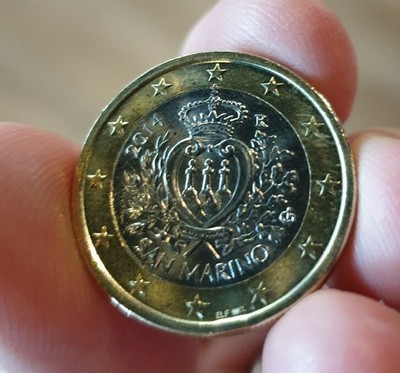 1 euro san marino 2018 errore