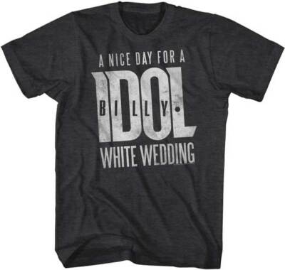 Billy Idol It's A Nice Day For A White Wedding Men's T Shirt Punk Music Merch 