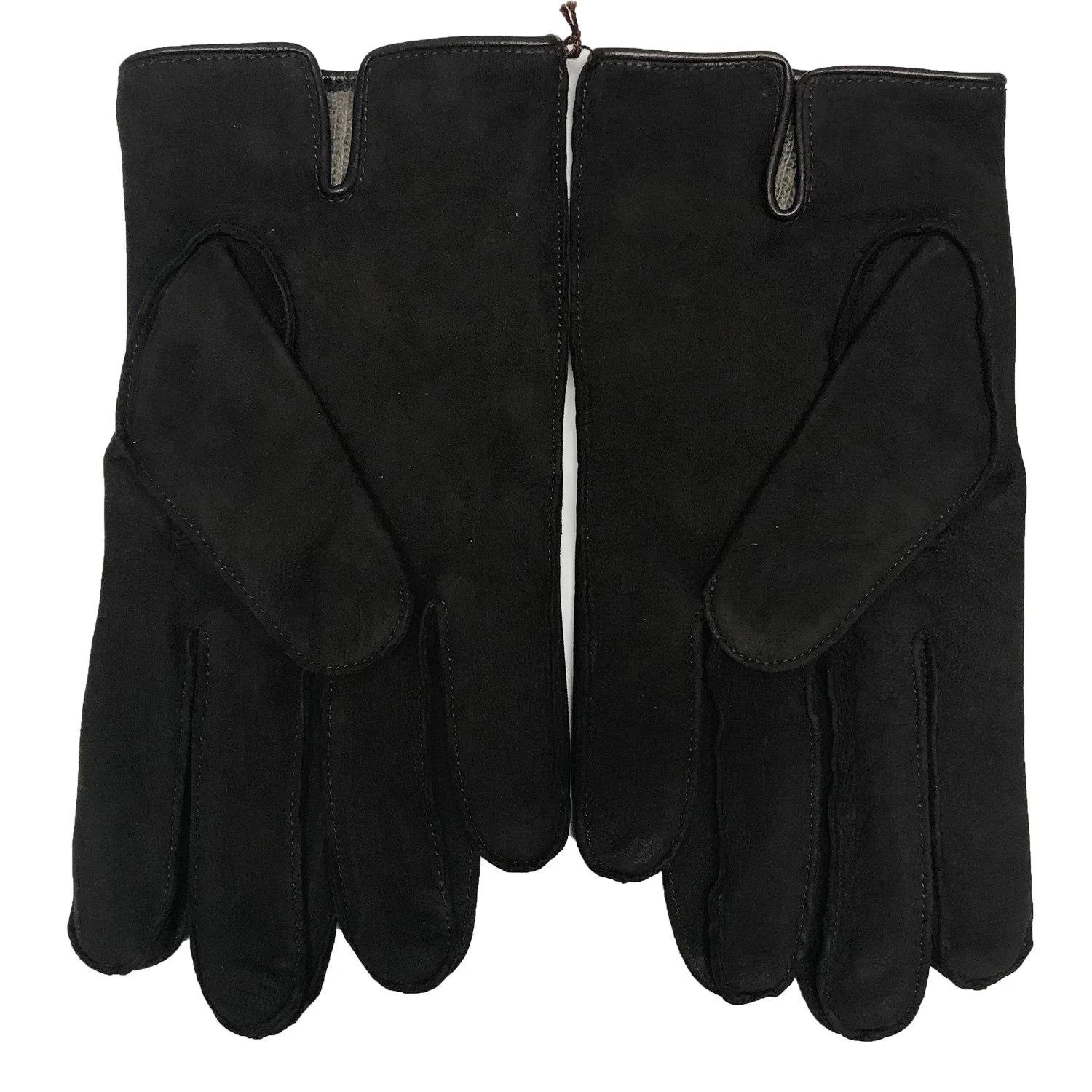 Coach Gloves Mens 100% Leather Nubuck Cashmere Lined, Mahogany 83897, $128