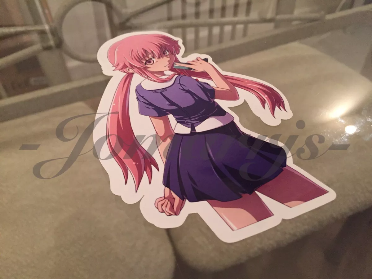 The Future Diary Mirai Nikki Anime Sticker for Sale by Anime Store