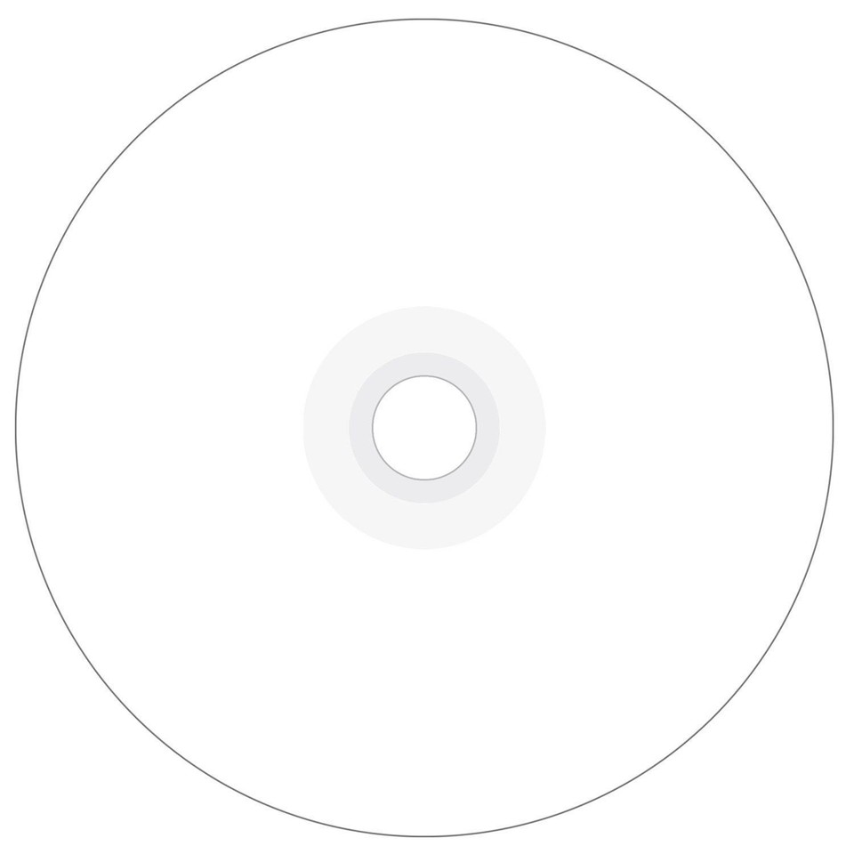 100 Arita Ritek White INKJET Printable Blank CD-R 52x CD Discs 700MB 80 ...
