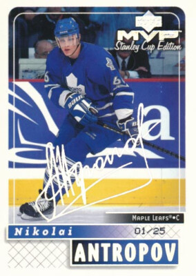1999-00 Upper Deck MVP SCE SUPER SCRIPT #178 NIK ANTROPOV - 01/25 !!! ROOKIE !!!