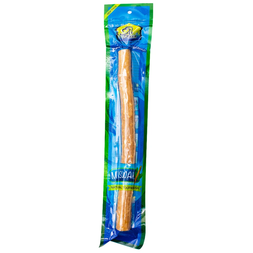 Cepillo de dientes natural Miswak - Al Khair Stick pasta de dientes palo de masticar Meswak a granel - Imagen 4 de 4