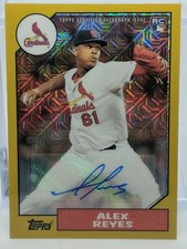 2017 Topps Pack Alex Reyes RC Rookie Autograph Auto 1987 #erd 22/25 HOT RARE $$$