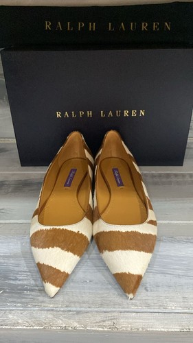 Ralph Lauren Kendry Schuhe Ballerina Frau Größe Eu 37,5 Pony RL5 - Bild 4 von 8