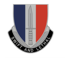 4" 189th infantry brigade swift and lethal army bumper sticker decal usa made