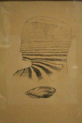 Dorian Ker (1948) Mixed Media Drawing On Cardboard, Dated '68 - Cod.17617 - 第 3/5 張圖片