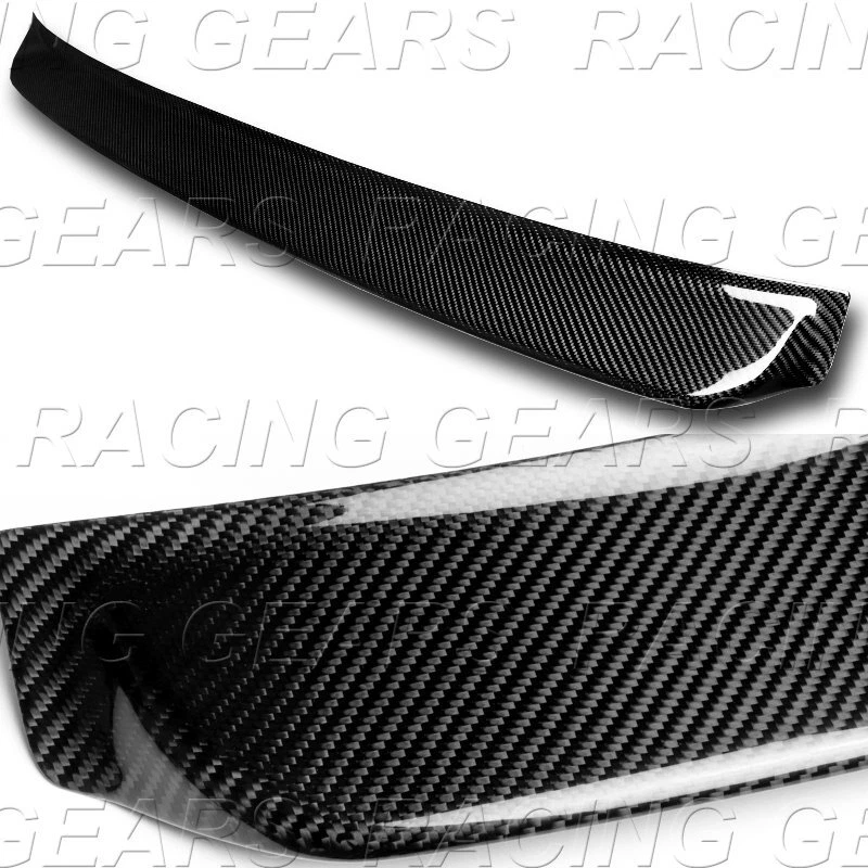 ALERÓN VENTANA TECHO TRASERO FIBRA CARBONO REAL AJUSTE 06-15 HONDA CIVIC SEDÁN/4 PUERTAS Foto 2 de 4