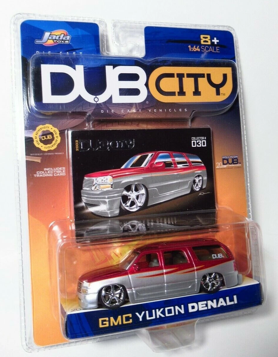 Jada Toys Dub City 030 GMC Yukon Denali SUV Truck Red Silver