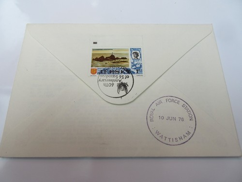 AVIATION FIRST DAY FLOWN COVERS 1970S VARIOUS POST MARKS F6 LIGHTNING - Picture 2 of 2