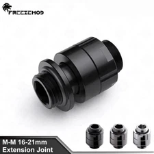 FREEZEMOD Male To Male 16-21mm Extension Joint Expansion Smooth Fitting G1/4"
