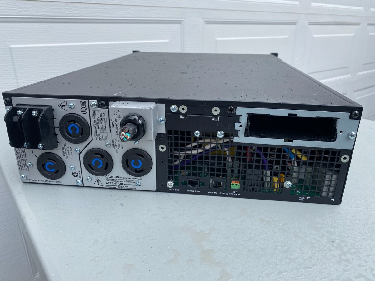 APC SURTD3000RMXLT3U Smart-UPS 3000VA 2100W 208V SURTD3000XLT NO