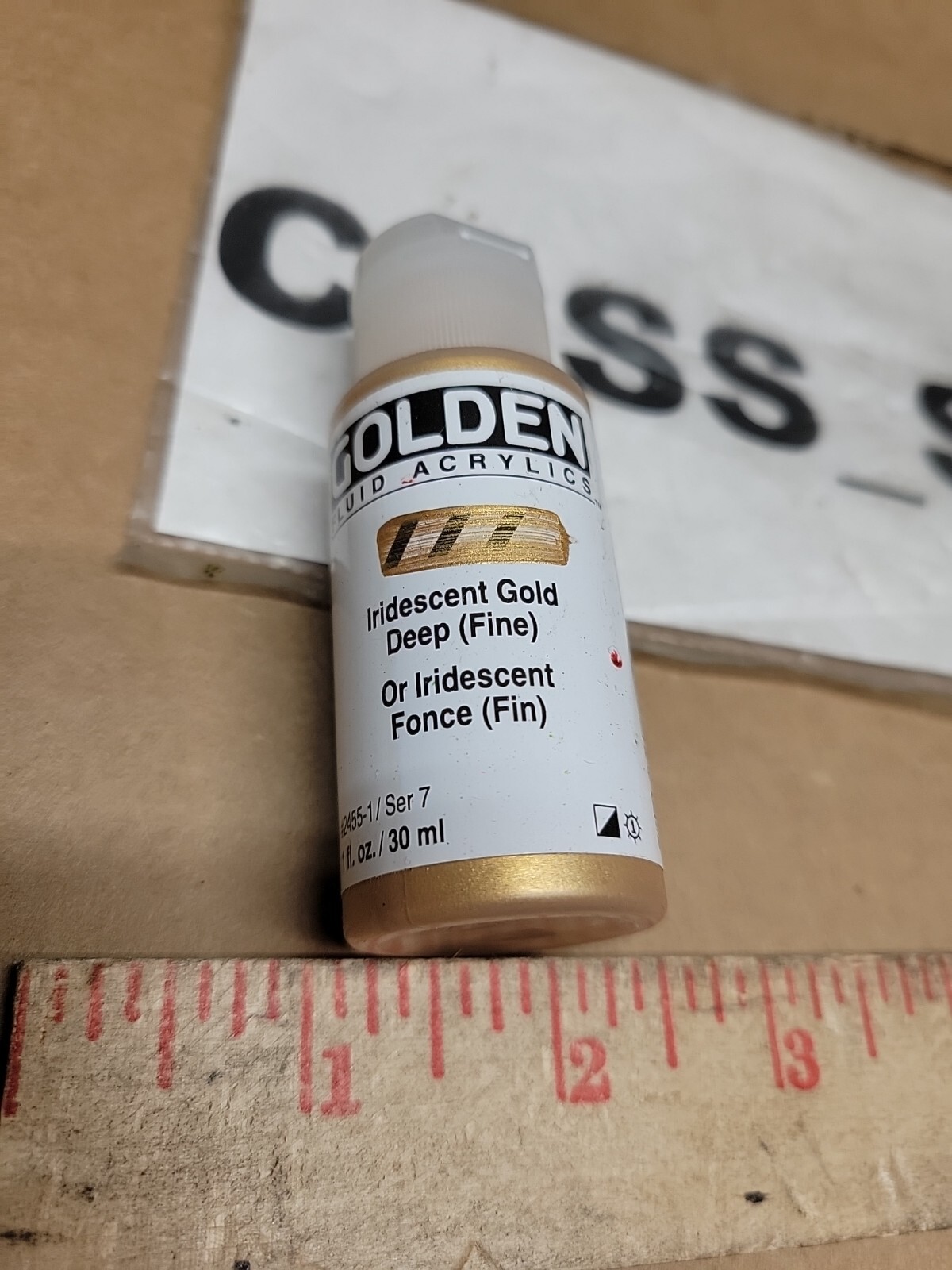 Golden 00024551 Fluid Acrylic Paint 1oz Iridescent Gold Deep for sale online eBay