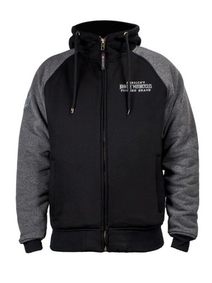 John Doe Men's Hoodie Sweater Sweater JHK7002 Black Grey