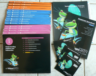 enVision MATH, LOT,gr.2 2012 Resource Folders-13 TOPICS,Tests,3 CDs,GREAT SET
