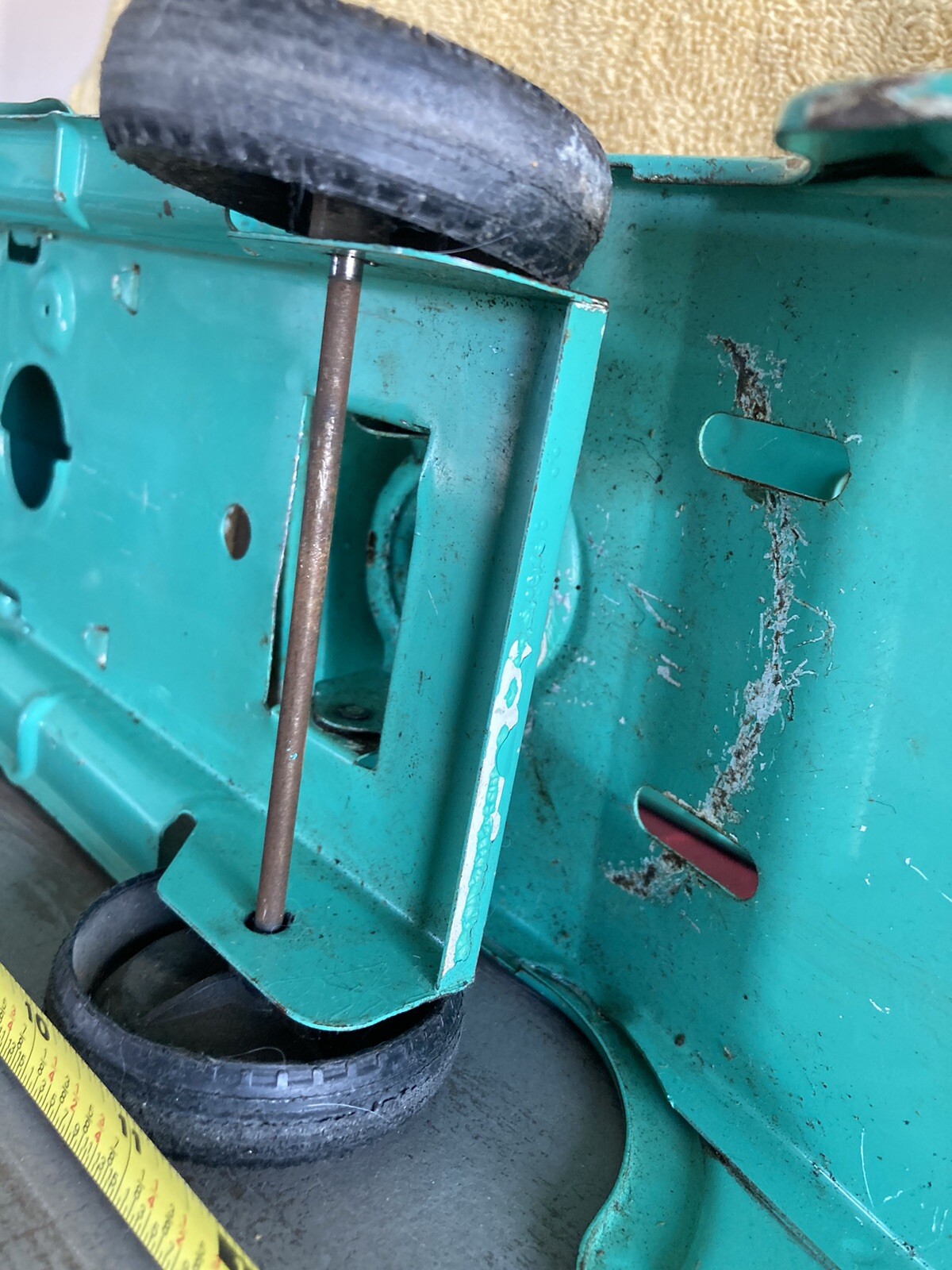 BUDDY L PressedSteel Truck Transport Car Carrier 27” Plus Three Cars