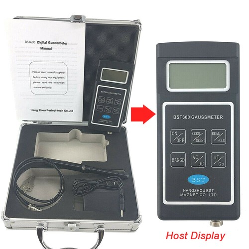 AC DC Magnetic Field Measurement Teslameter Digital Gauss Meter ...