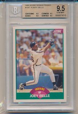 1989 Score Rookie & Traded Joey Belle (RC) (#90T) (All 9.5 sub grades) BGS9.5