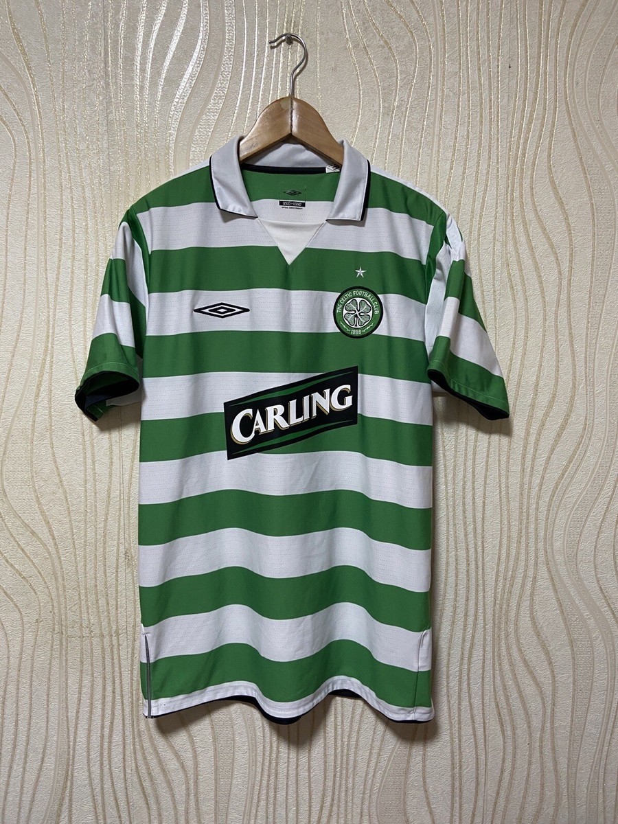 CELTIC 2004 2005 HOME FOOTBALL SHIRT SOCCER JERSEY UMBRO sz L MEN