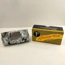 ARROW VIEW 35mm Film Slide Viewer Adjustable Magnification Marbled
