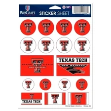 Texas Tech Red Raiders Vinyl Die-Cut Sticker Set / Decal Sheet *Free Shipping