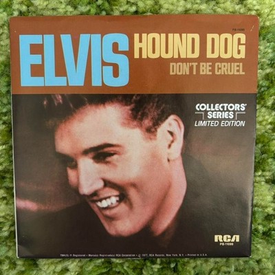 Elvis Presley Hound Dog 7'' 45 RPM Vinyl Record RCA 11099 VG+