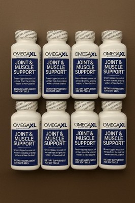 Omega XL Joint & Muscle Support   300 Softgels Each   Pack of 8   2400 Total