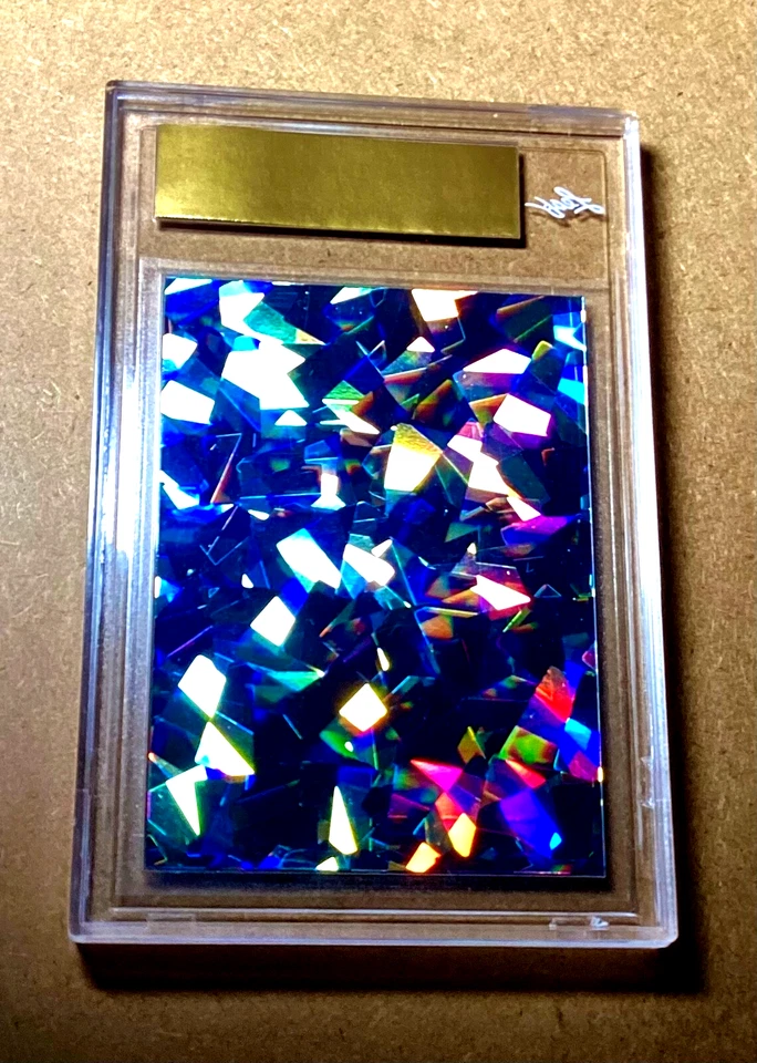 Ronald Acuna Jr 1/1 2022 Hoja Vibrance Crystal Braves Deion Sanders Wilkins SP 1 Foto 3 de 3