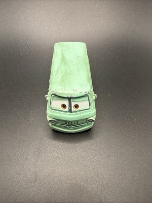 Disney Pixar Cars 3 Dusty Rusty Eze Dodge Van Die Cast Car green metal 1:55
