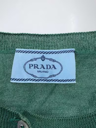 PRADA/Lightweight Cardigan/Size 38/Wool/GRN thumbnail 3