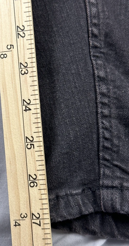 HB Harbor Bay Jeans Mens 64x30 Gray Continuous Comfort Waistband Stretch Denim - Image 4 of 4