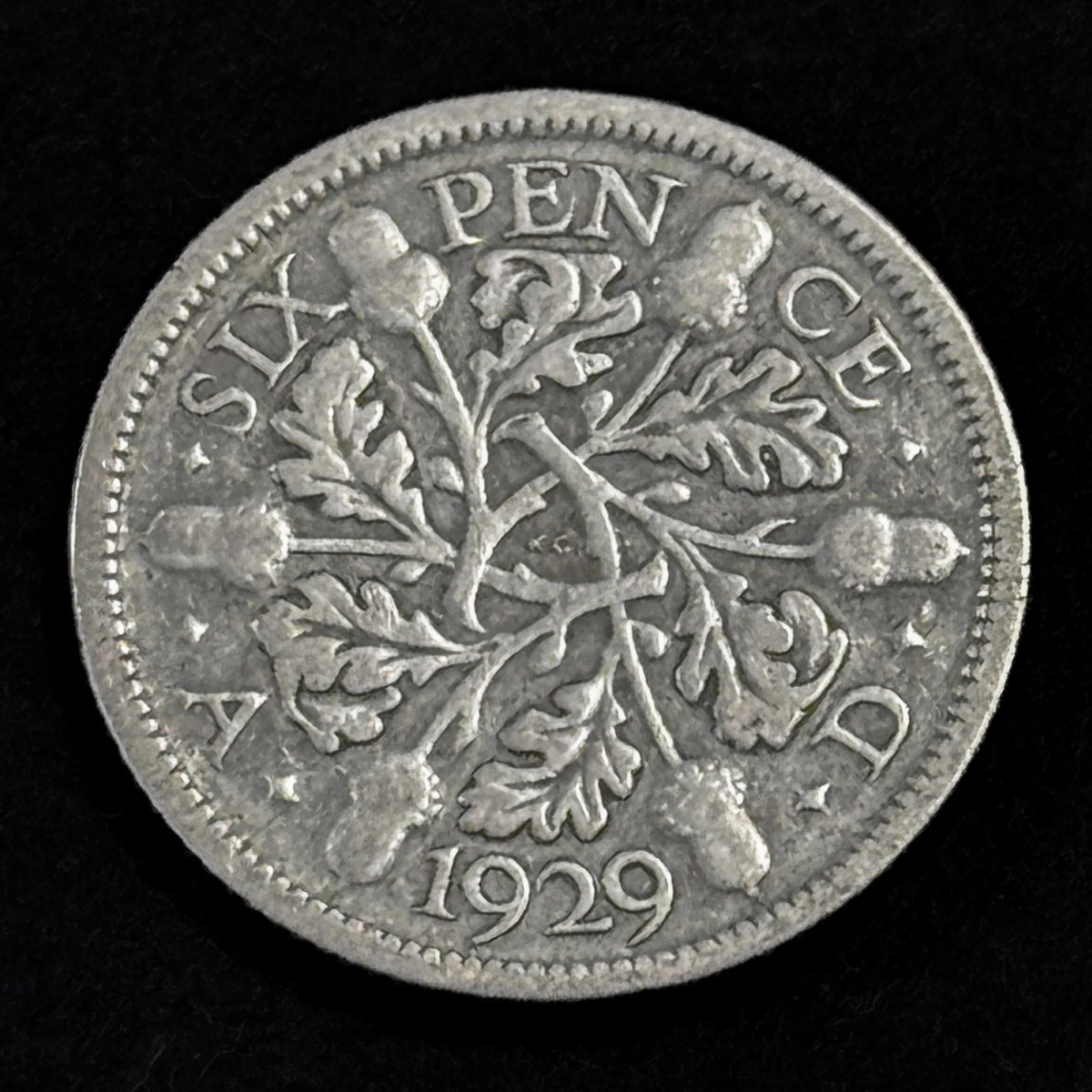 银色1929 年英国硬币| eBay