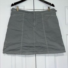 FRESH PRODUCE CRUISER SKORT Skirt Womens Large Gray Stretch Gorpcore Hiking Camp