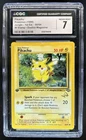 1999 Pokemon Jungle 1st Edition Duelist Magazine Pikachu W Stamp #60/64 CGC 7