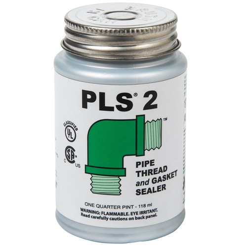 Premium Pipe Thread & Gasket Sealer Paste, Lead-Free, Non-Hardening, 1/4 Pint
