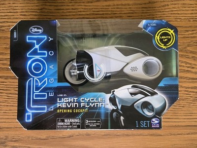Tron Legacy Kevin Flynn Light Cycle Action Figure Cockpit 2010