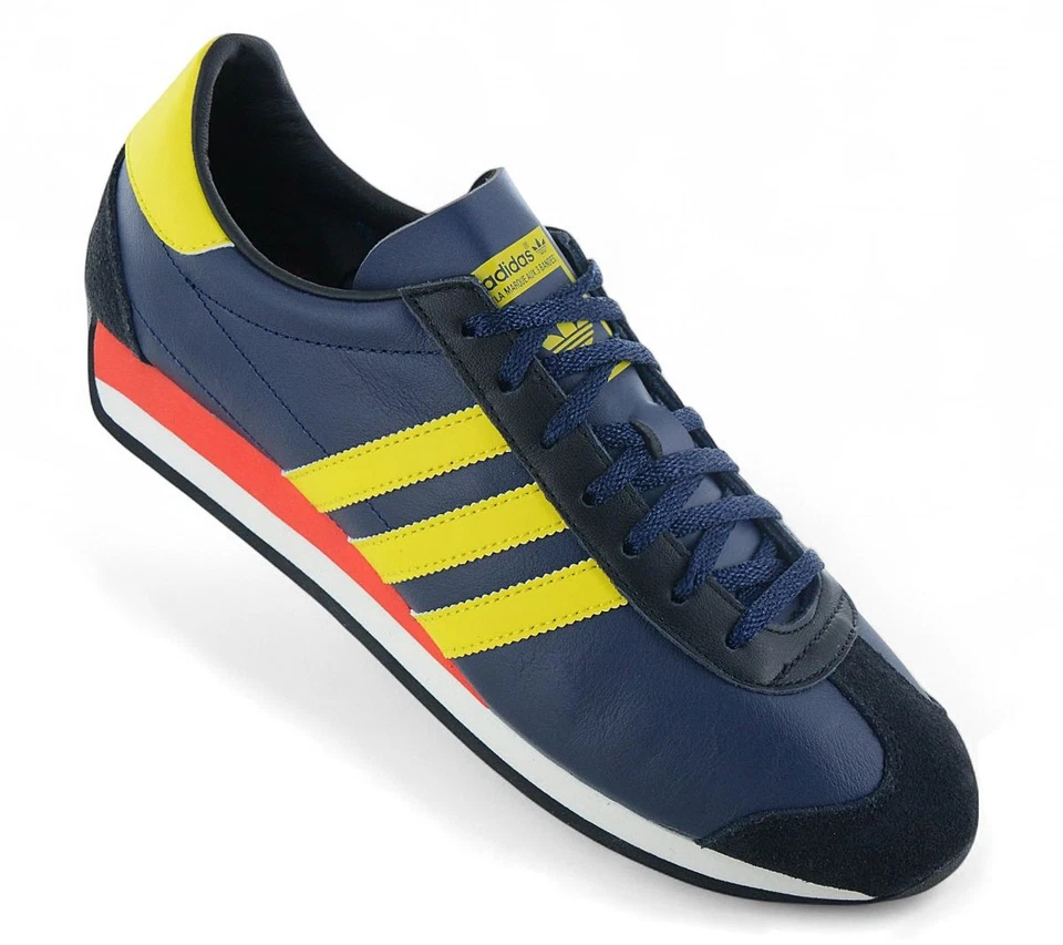 adidas Originals Country OG - Herren Sneaker Blau ID2958 Freizeit Retro Schuhe - Bild 2 von 4