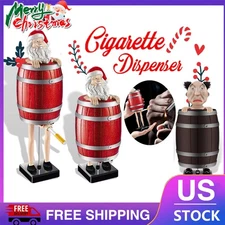 Funny Santa Claus Cigarette Dispenser Up Holder Prank Toy Case Gift US