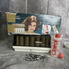 Clairol Kindness 20 Hot Rollers Curlers 3 Sizes With Mist Hairsetter K-420 SZ